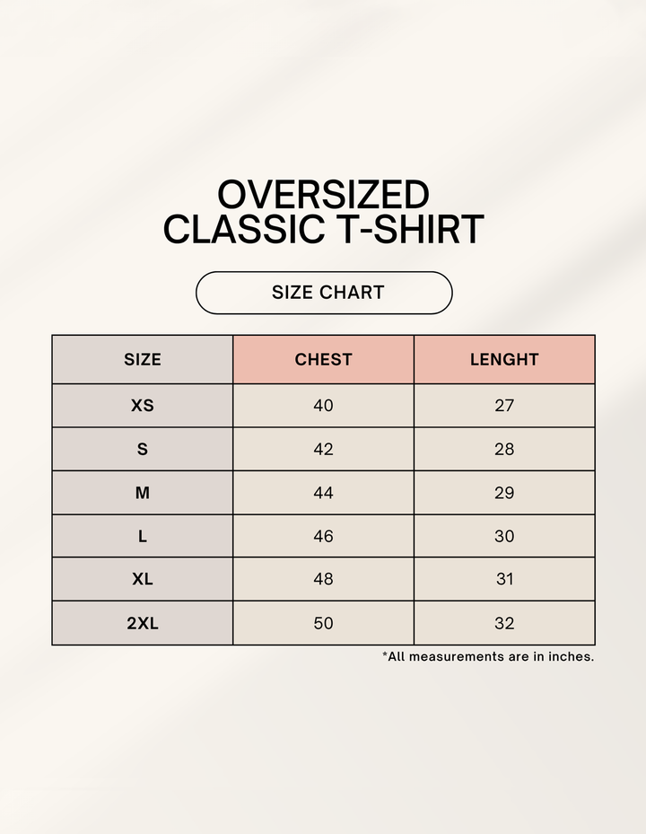 Plexo Unisex Oversized Classic T-Shirt