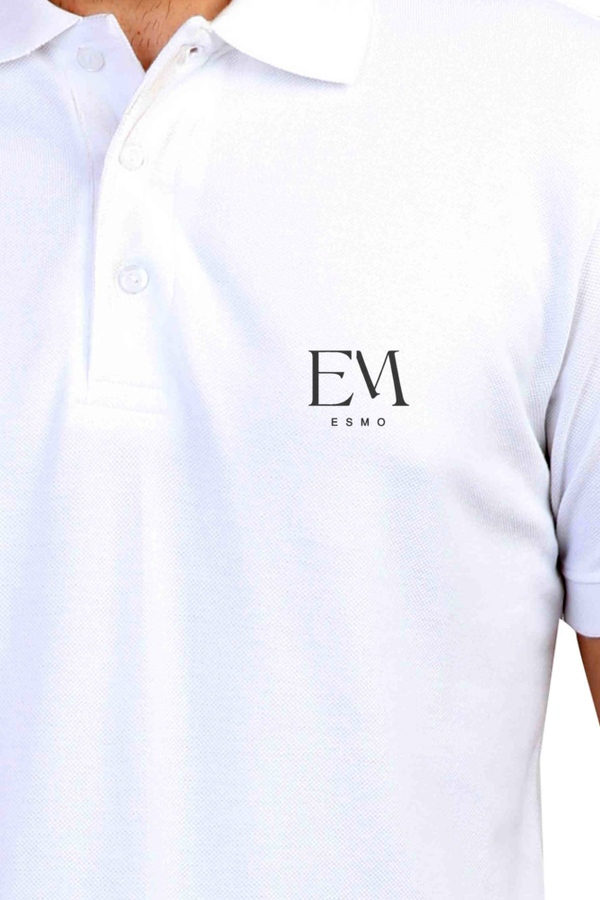 Men's Plain Esmo Half Sleeve Polo Tshirt