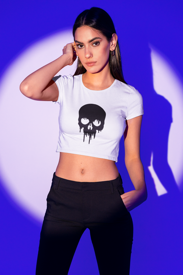 Skull Female Crop Top